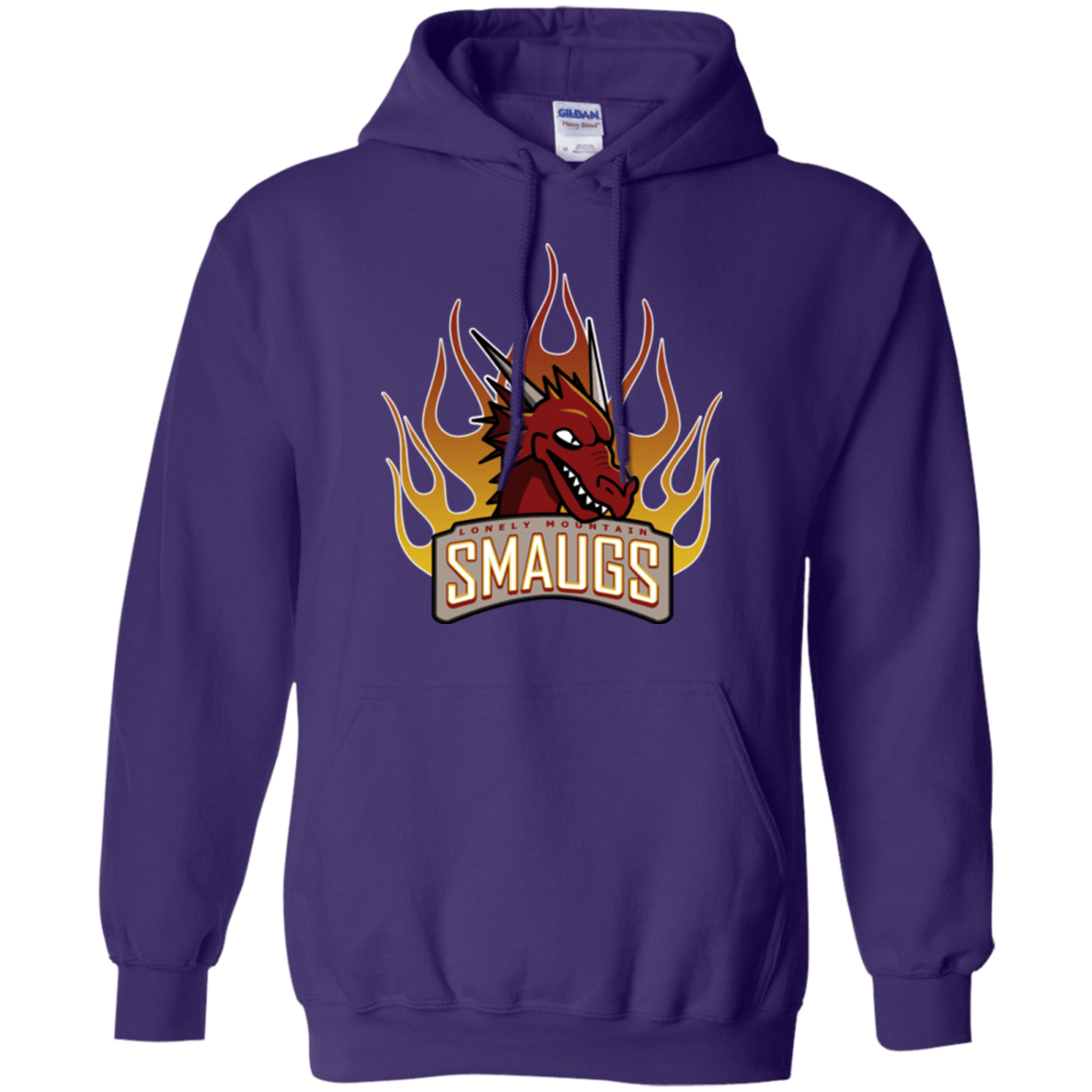 Sweatshirts Purple / Small Smaugs Pullover Hoodie