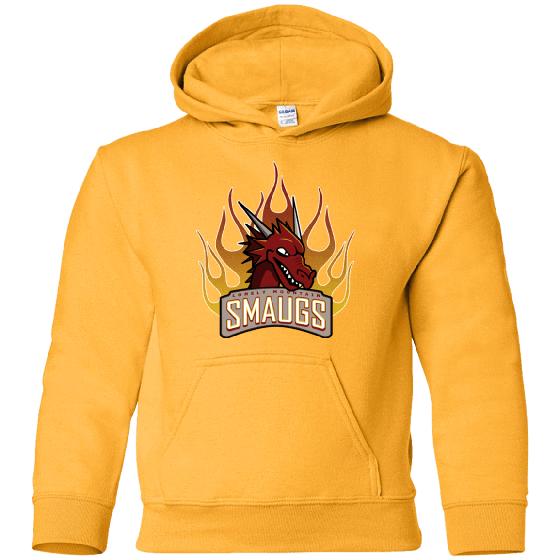 Sweatshirts Gold / YS Smaugs Youth Hoodie