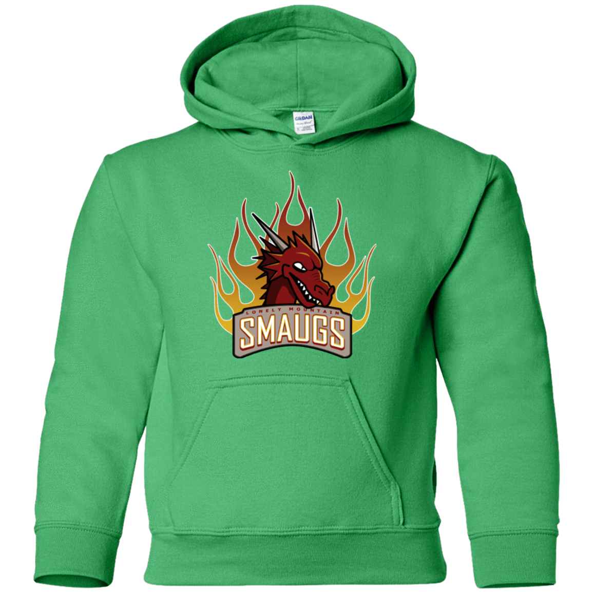 Sweatshirts Irish Green / YS Smaugs Youth Hoodie