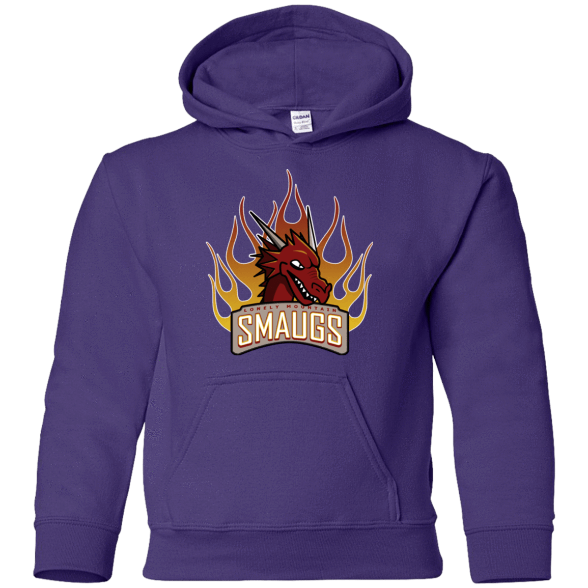 Sweatshirts Purple / YS Smaugs Youth Hoodie