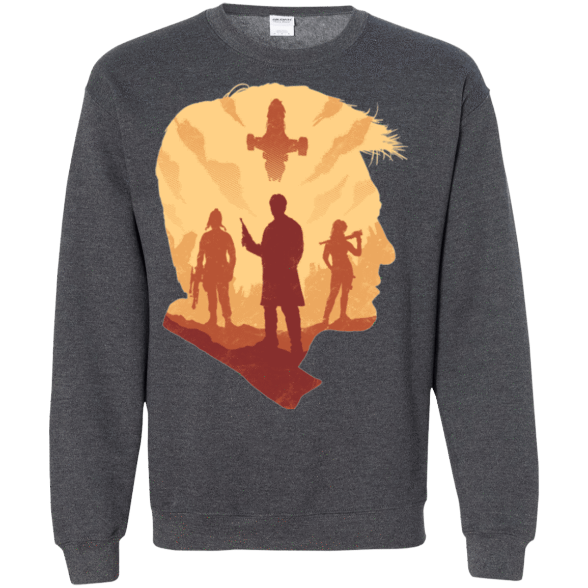 Sweatshirts Dark Heather / Small Smuggle squad Crewneck Sweatshirt