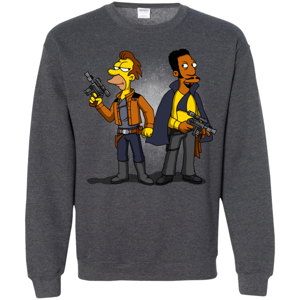 Sweatshirts Dark Heather / S Smugglers in Love Crewneck Sweatshirt