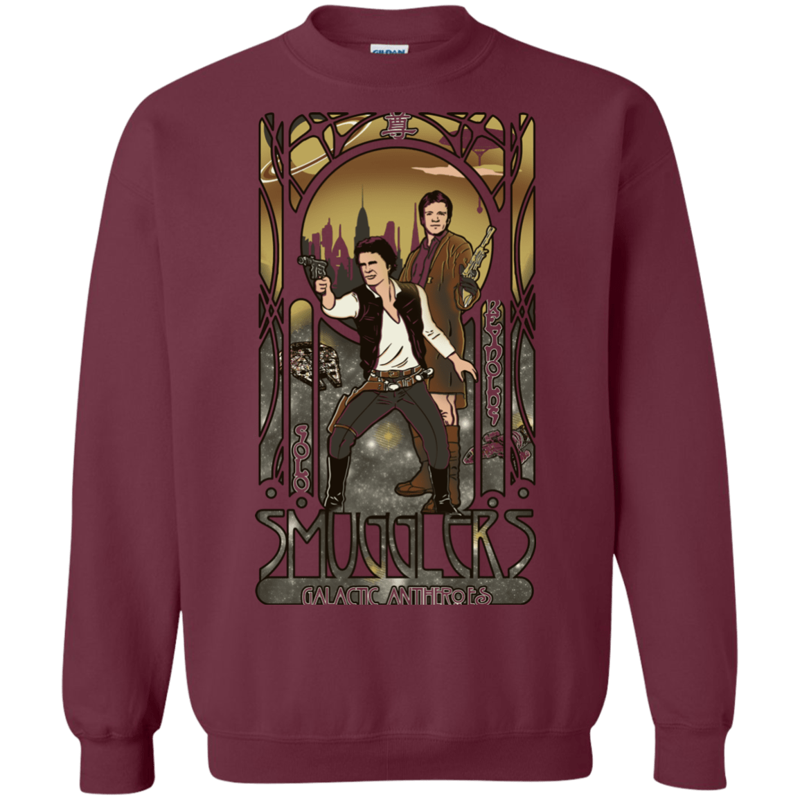 Sweatshirts Maroon / Small Smugglers, Inc Crewneck Sweatshirt