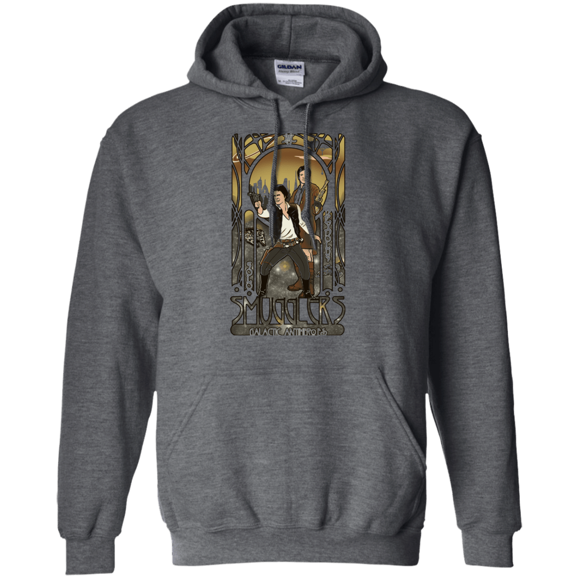 Sweatshirts Dark Heather / Small Smugglers, Inc Pullover Hoodie