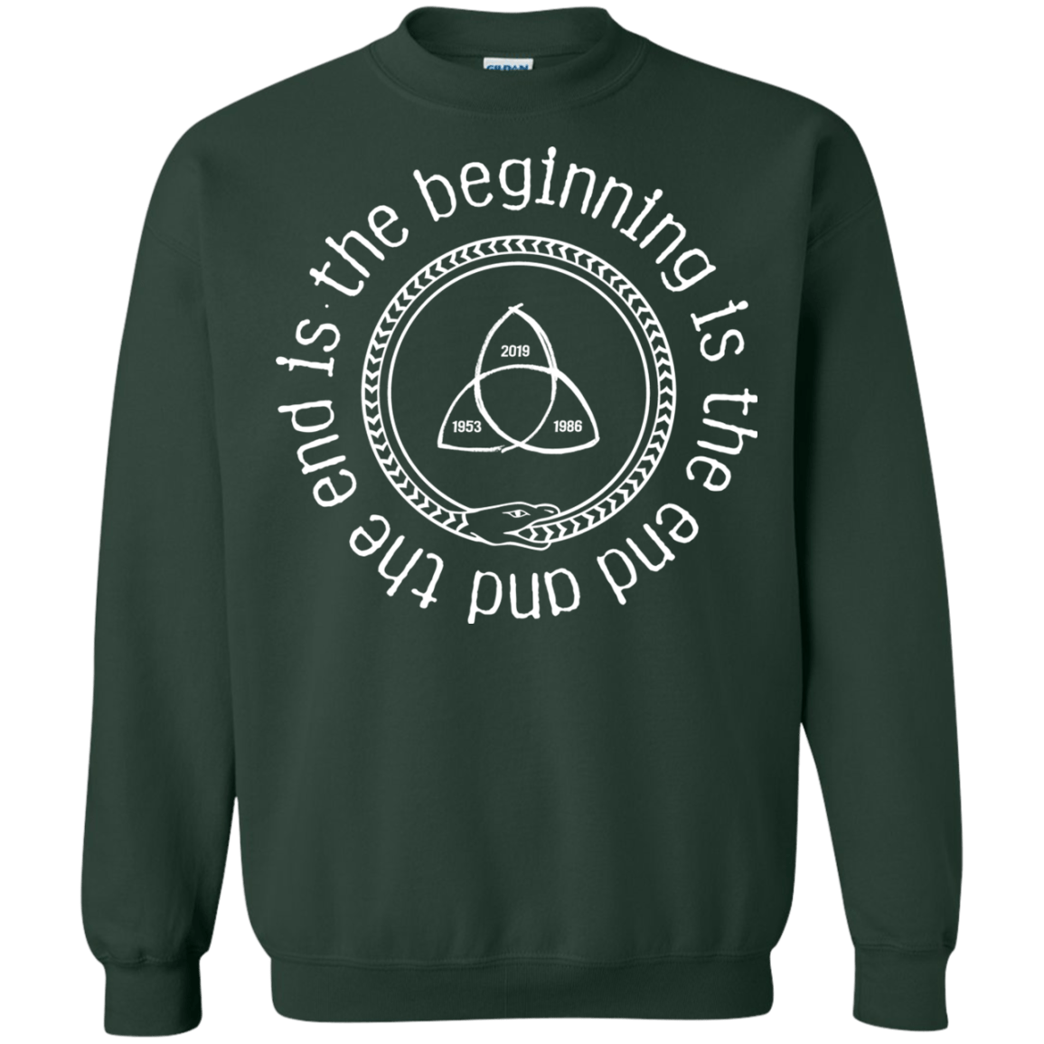 Sweatshirts Forest Green / Small Snake Crewneck Sweatshirt