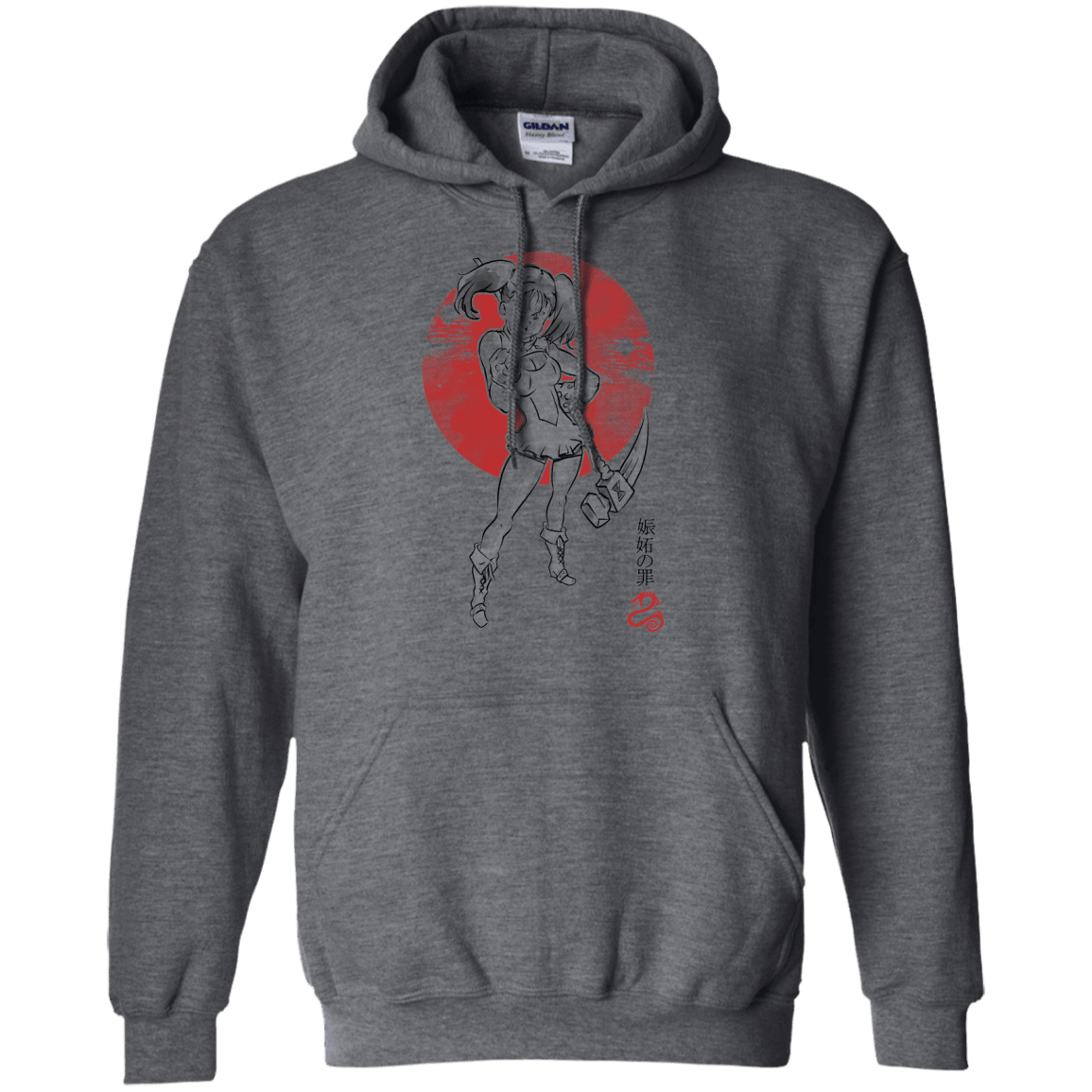 Sweatshirts Dark Heather / S Snake Envy Pullover Hoodie