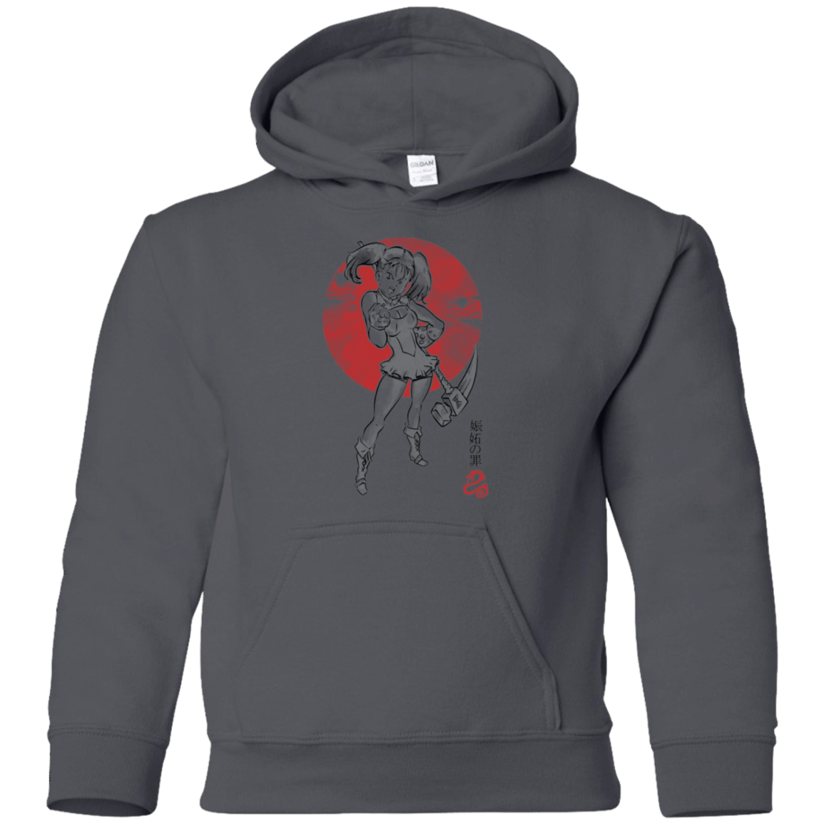 Sweatshirts Charcoal / YS Snake Envy Youth Hoodie