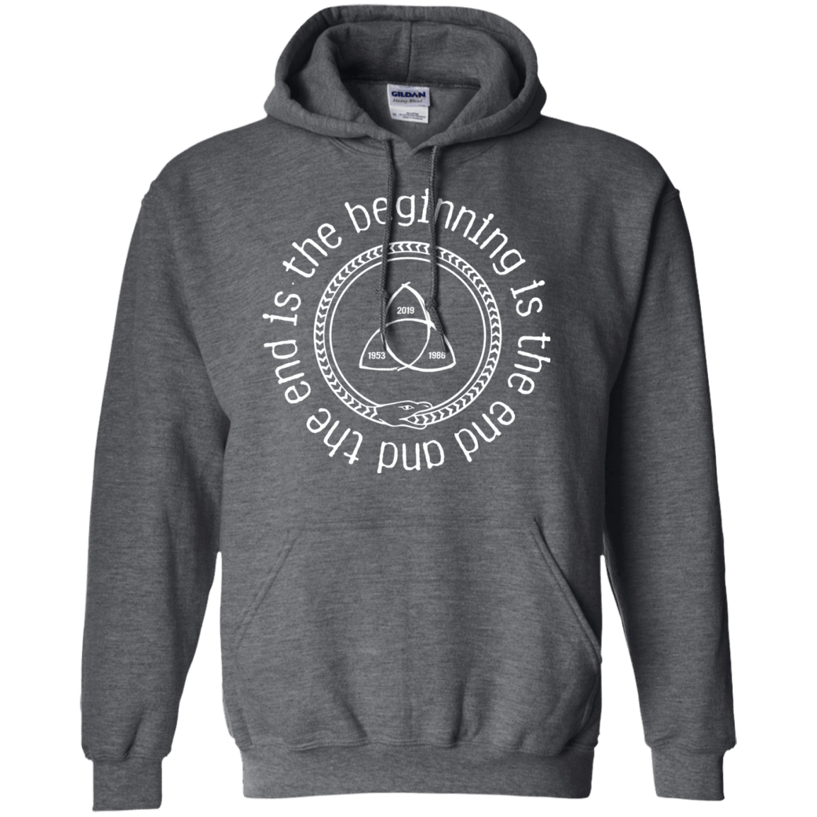 Sweatshirts Dark Heather / Small Snake Pullover Hoodie