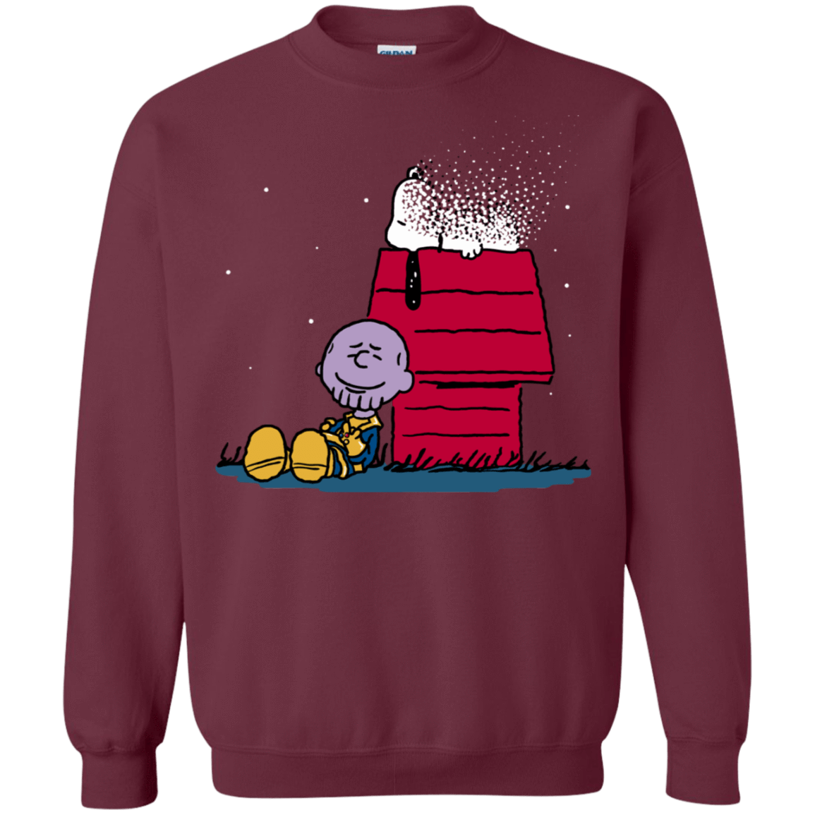 Sweatshirts Maroon / S Snapy Crewneck Sweatshirt