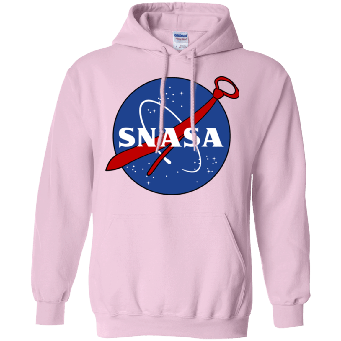 Sweatshirts Light Pink / Small SNASA Pullover Hoodie