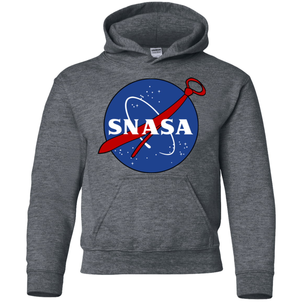 Sweatshirts Dark Heather / YS SNASA Youth Hoodie