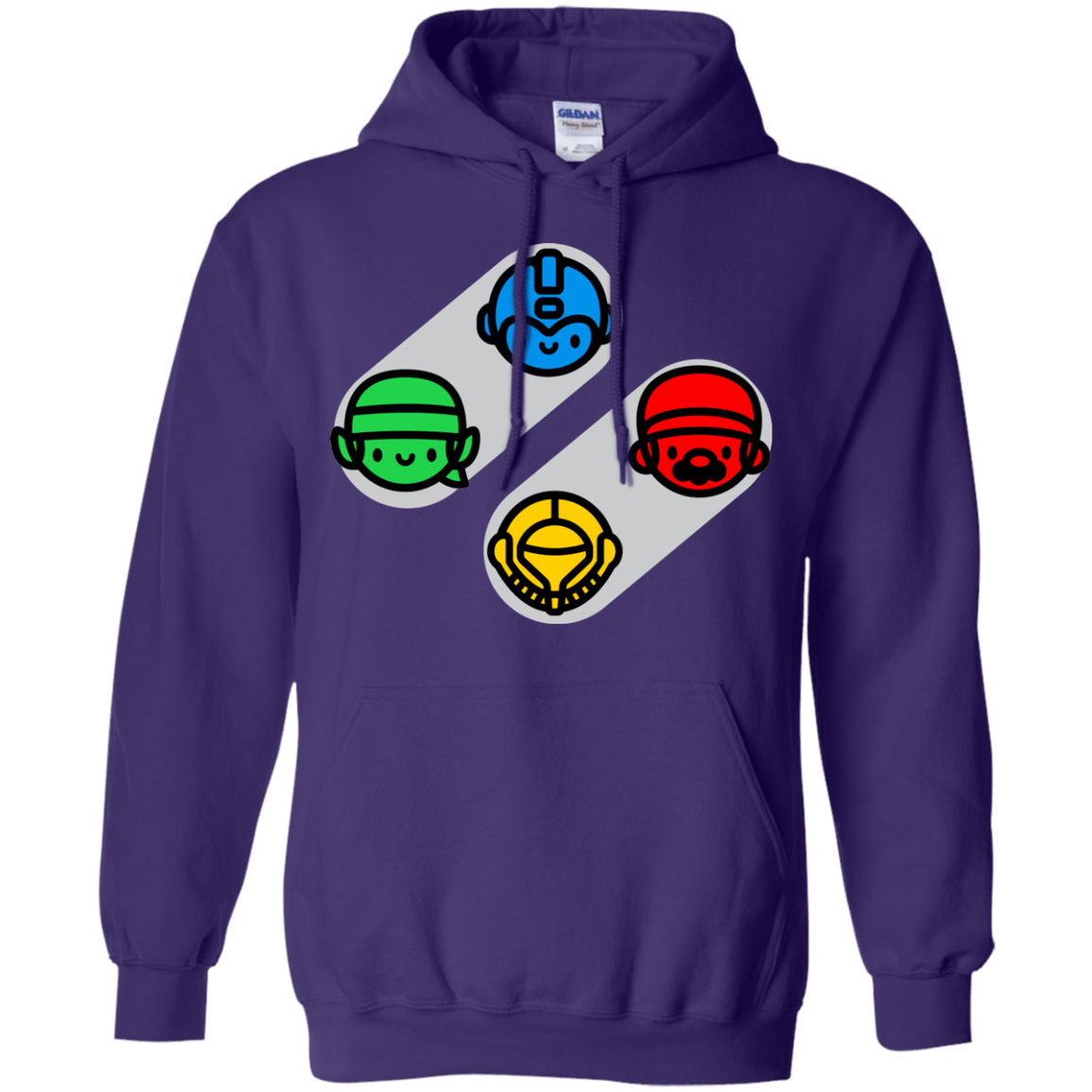 Sweatshirts Purple / S SNES Pullover Hoodie