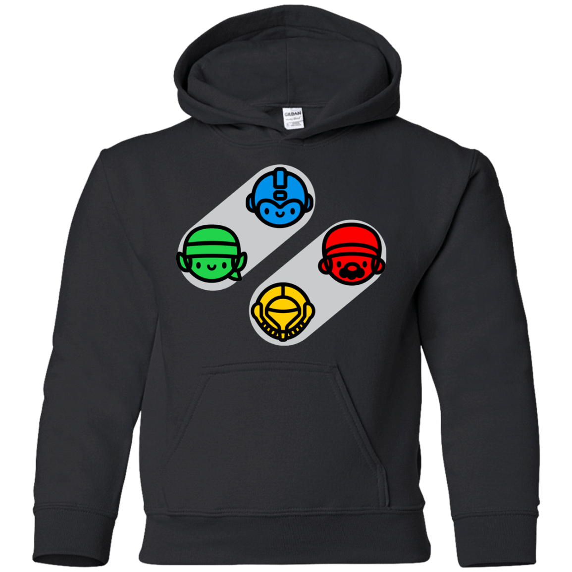Sweatshirts Black / YS SNES Youth Hoodie