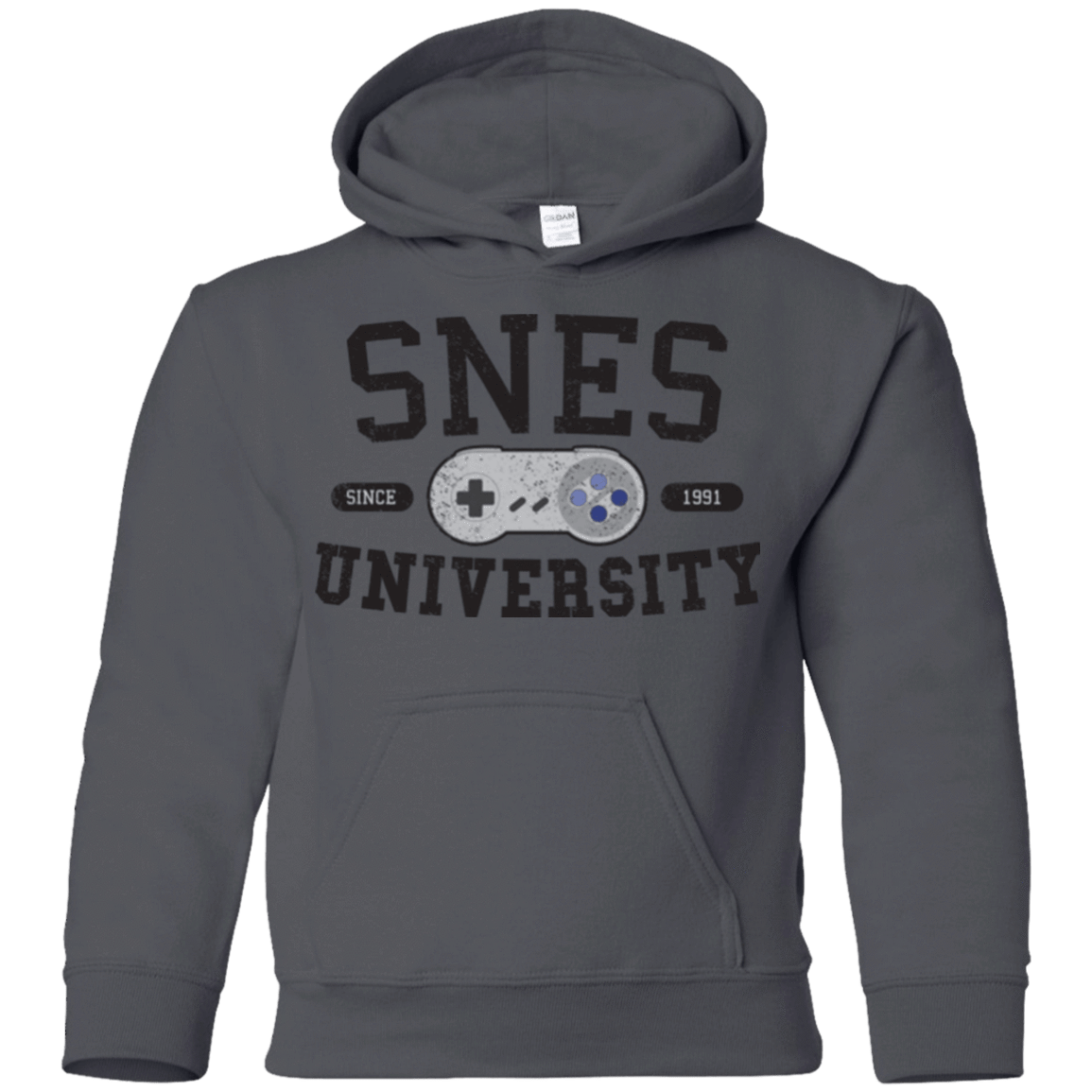 Sweatshirts Charcoal / YS SNES Youth Hoodie