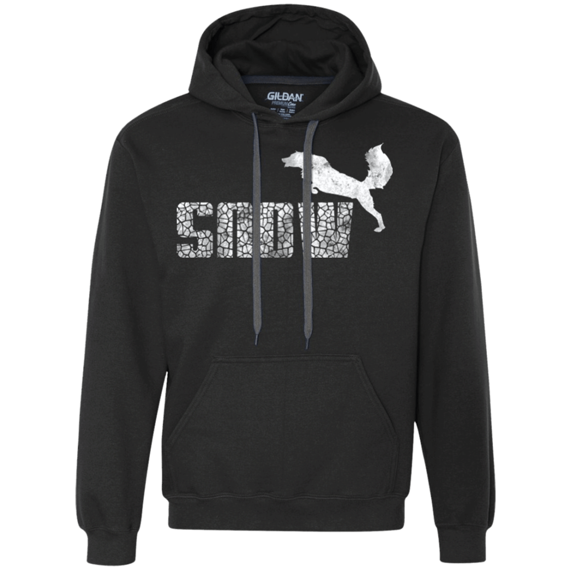 Sweatshirts Black / Small Snow Premium Fleece Hoodie