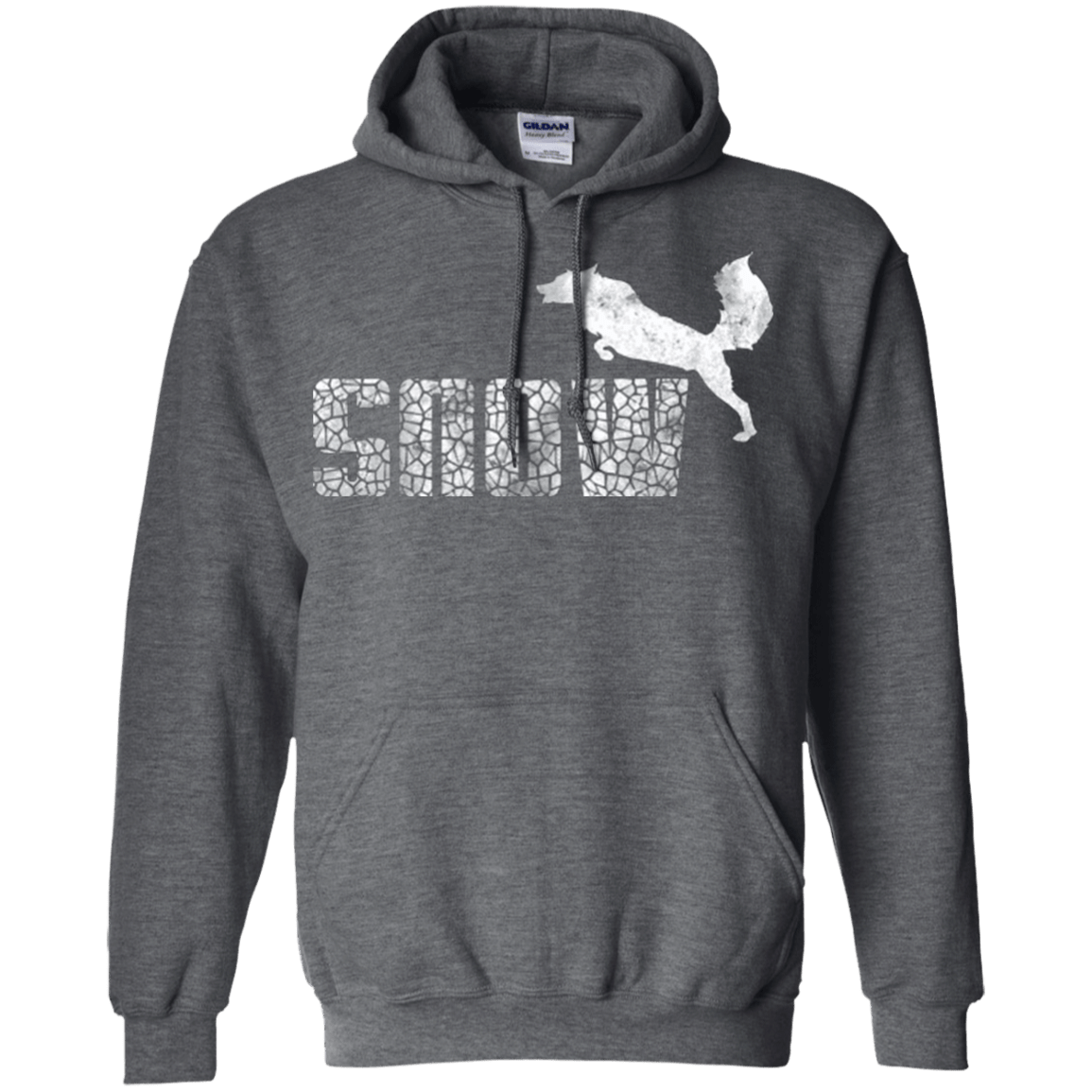 Sweatshirts Dark Heather / Small Snow Pullover Hoodie
