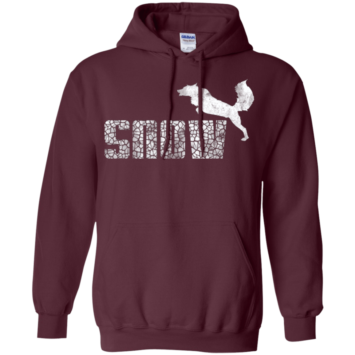 Sweatshirts Maroon / Small Snow Pullover Hoodie