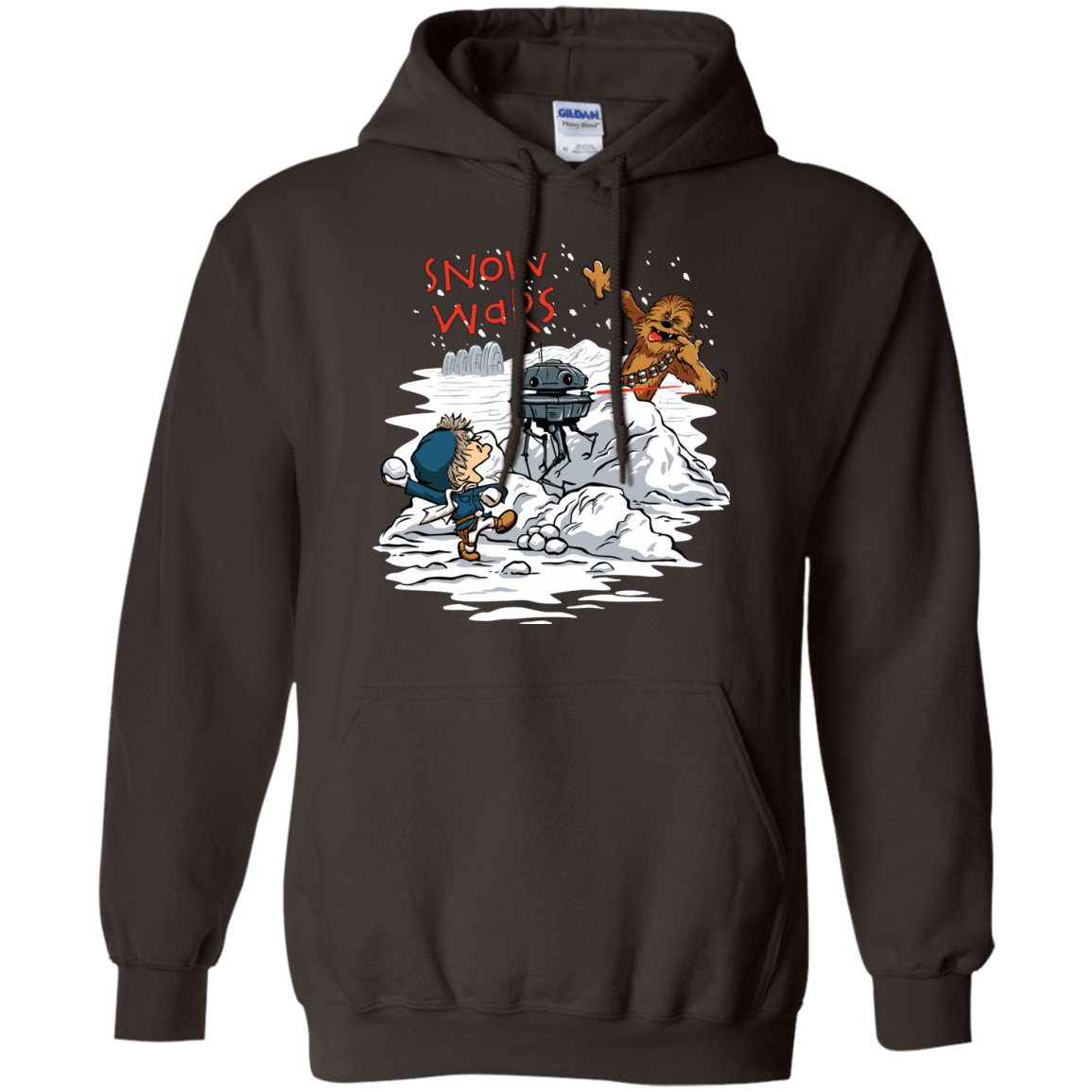 Sweatshirts Dark Chocolate / Small Snow Wars Pullover Hoodie