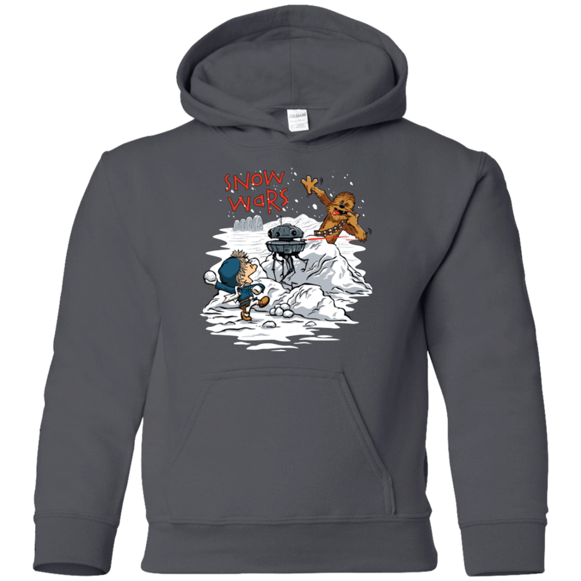 Sweatshirts Charcoal / YS Snow Wars Youth Hoodie