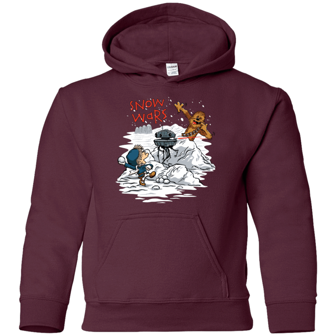 Sweatshirts Maroon / YS Snow Wars Youth Hoodie