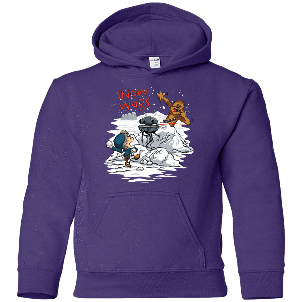 Sweatshirts Purple / YS Snow Wars Youth Hoodie