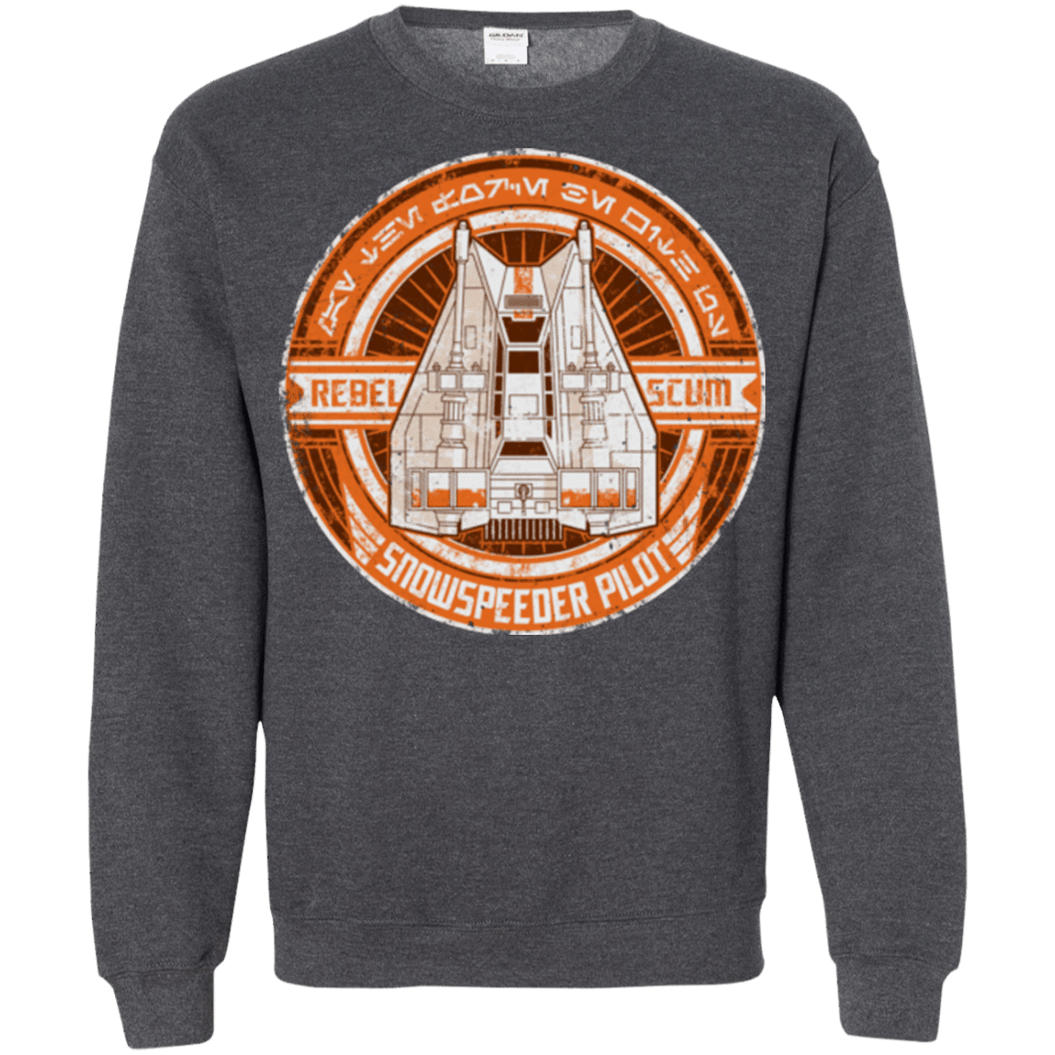 Sweatshirts Dark Heather / S Snowspeeder Scum Crewneck Sweatshirt