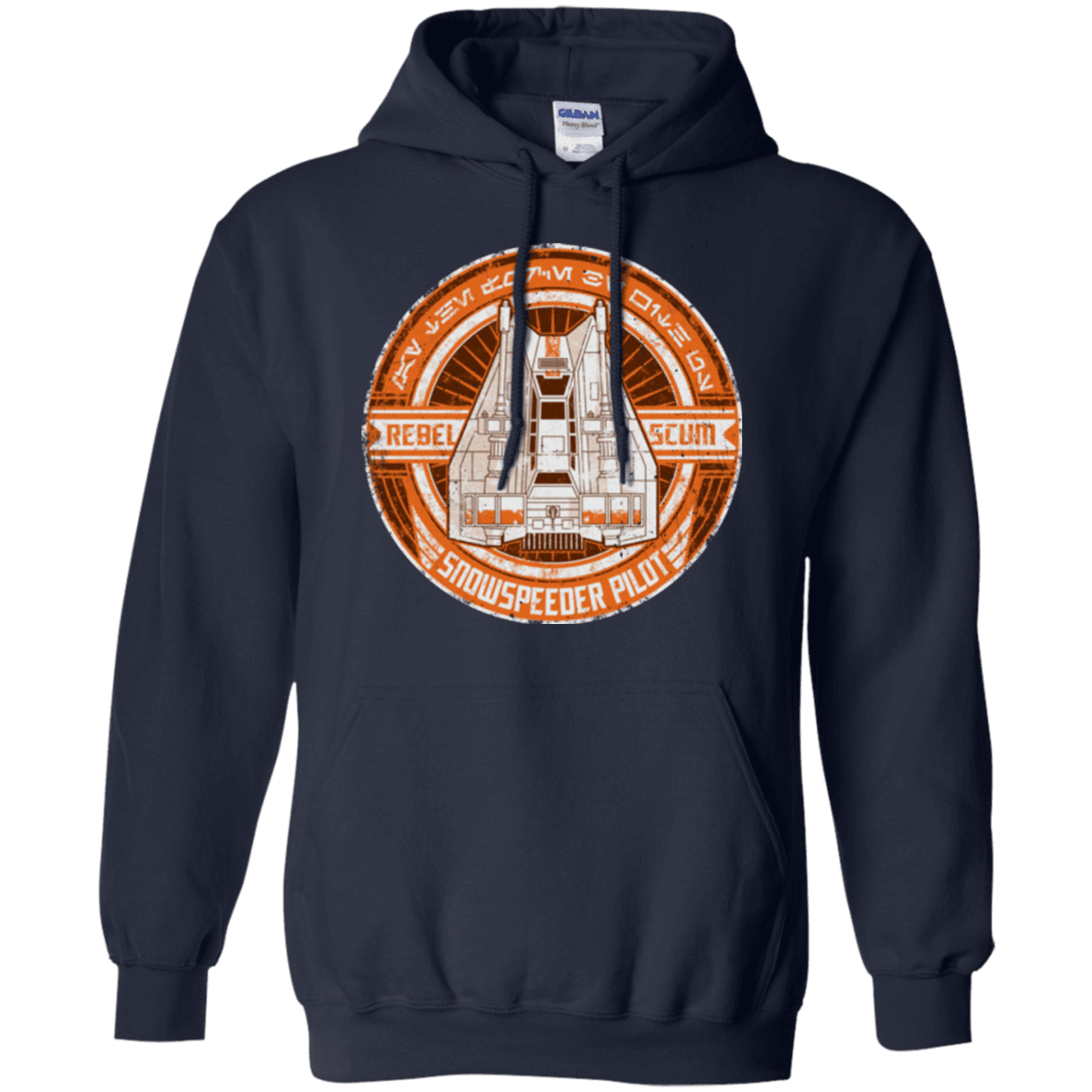 Sweatshirts Navy / S Snowspeeder Scum Pullover Hoodie