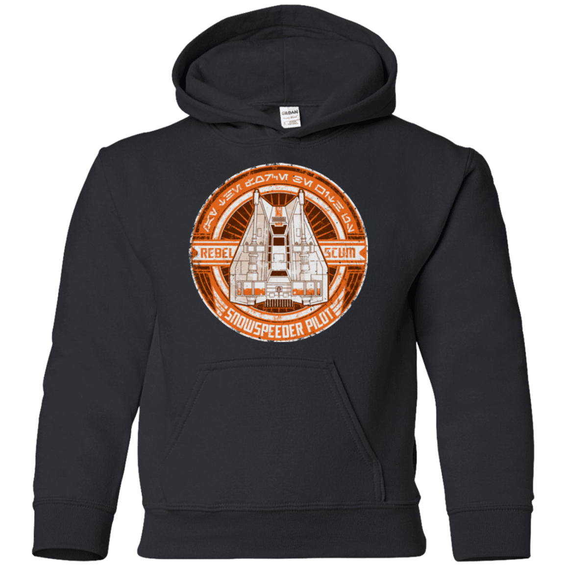 Sweatshirts Black / YS Snowspeeder Scum Youth Hoodie