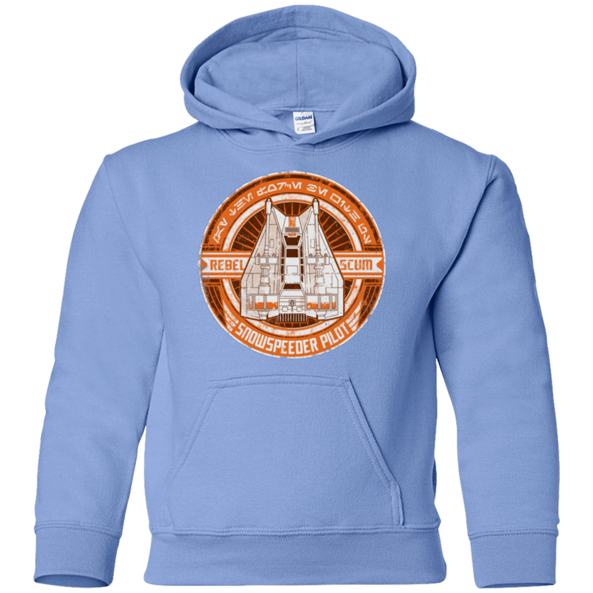 Sweatshirts Carolina Blue / YS Snowspeeder Scum Youth Hoodie