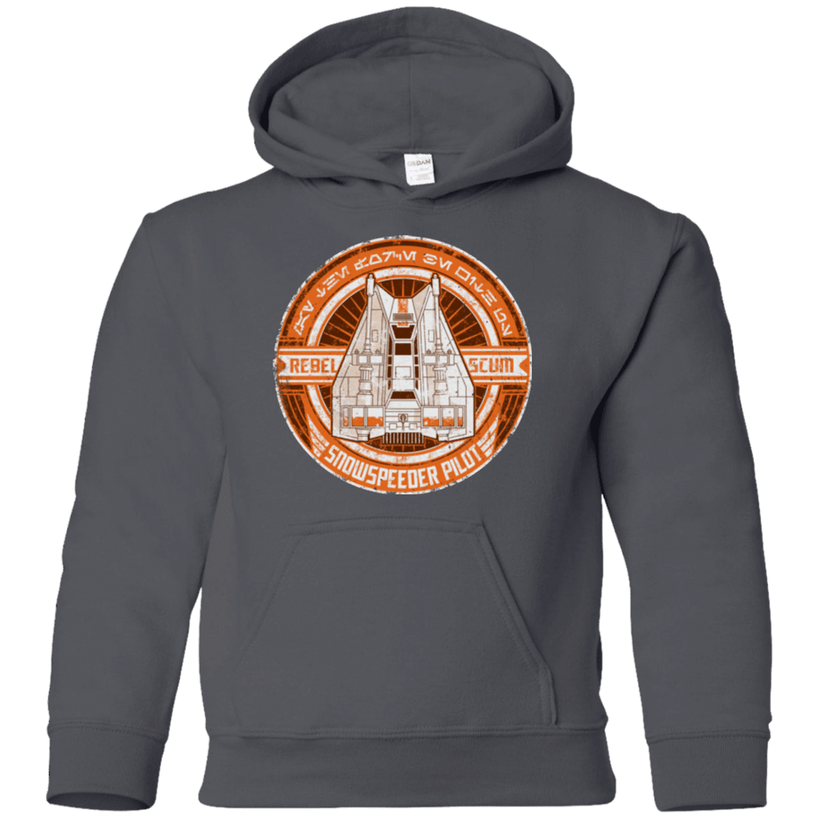 Sweatshirts Charcoal / YS Snowspeeder Scum Youth Hoodie