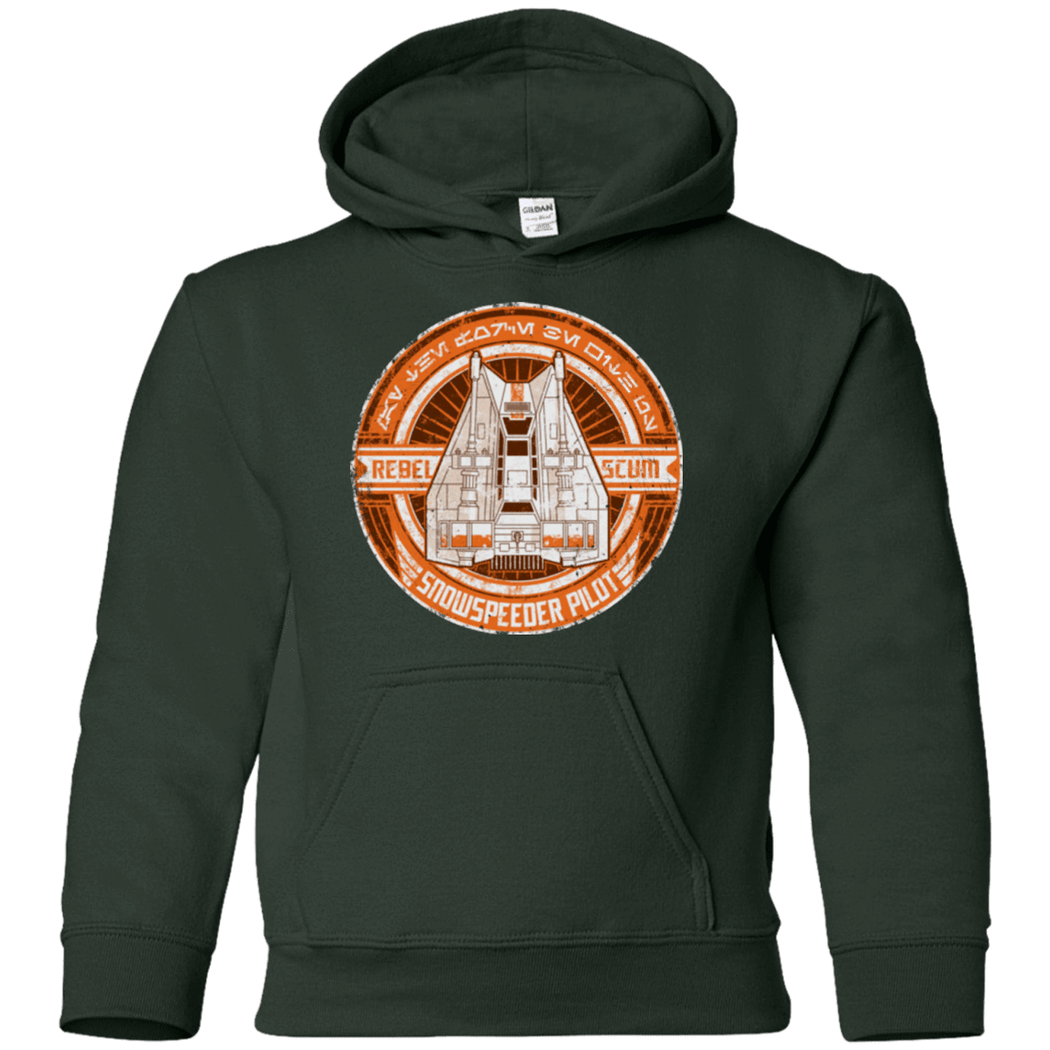 Sweatshirts Forest Green / YS Snowspeeder Scum Youth Hoodie