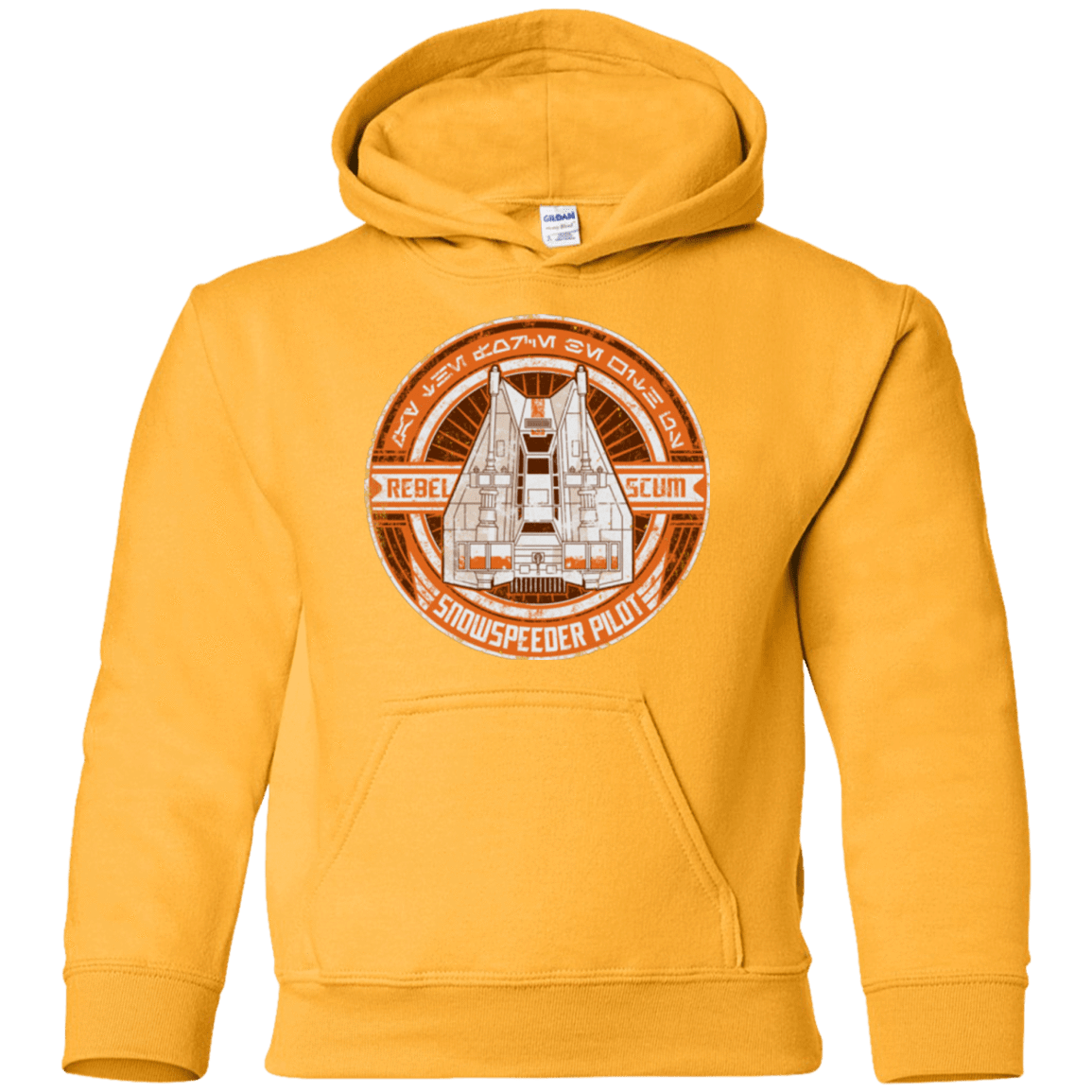 Sweatshirts Gold / YS Snowspeeder Scum Youth Hoodie