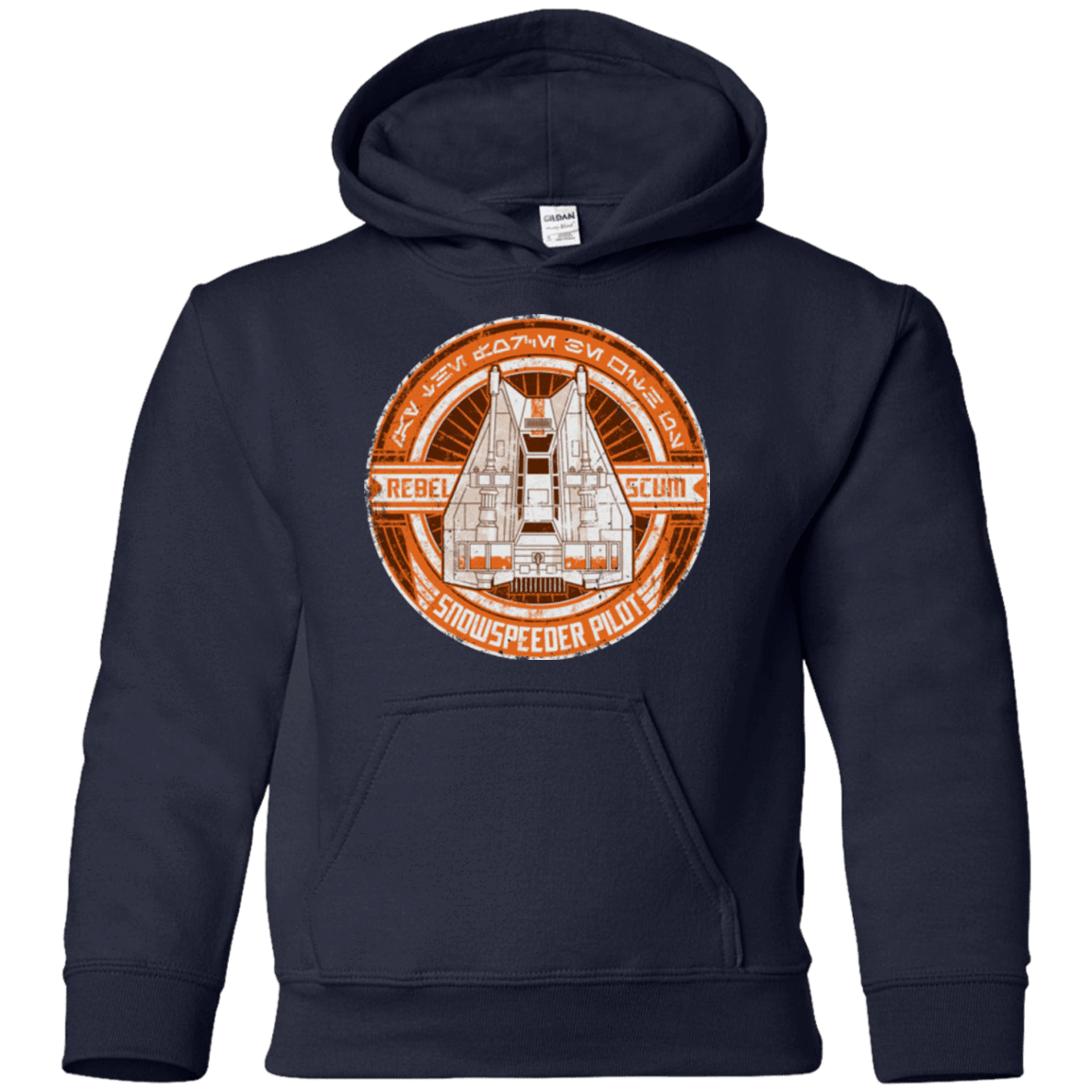 Sweatshirts Navy / YS Snowspeeder Scum Youth Hoodie