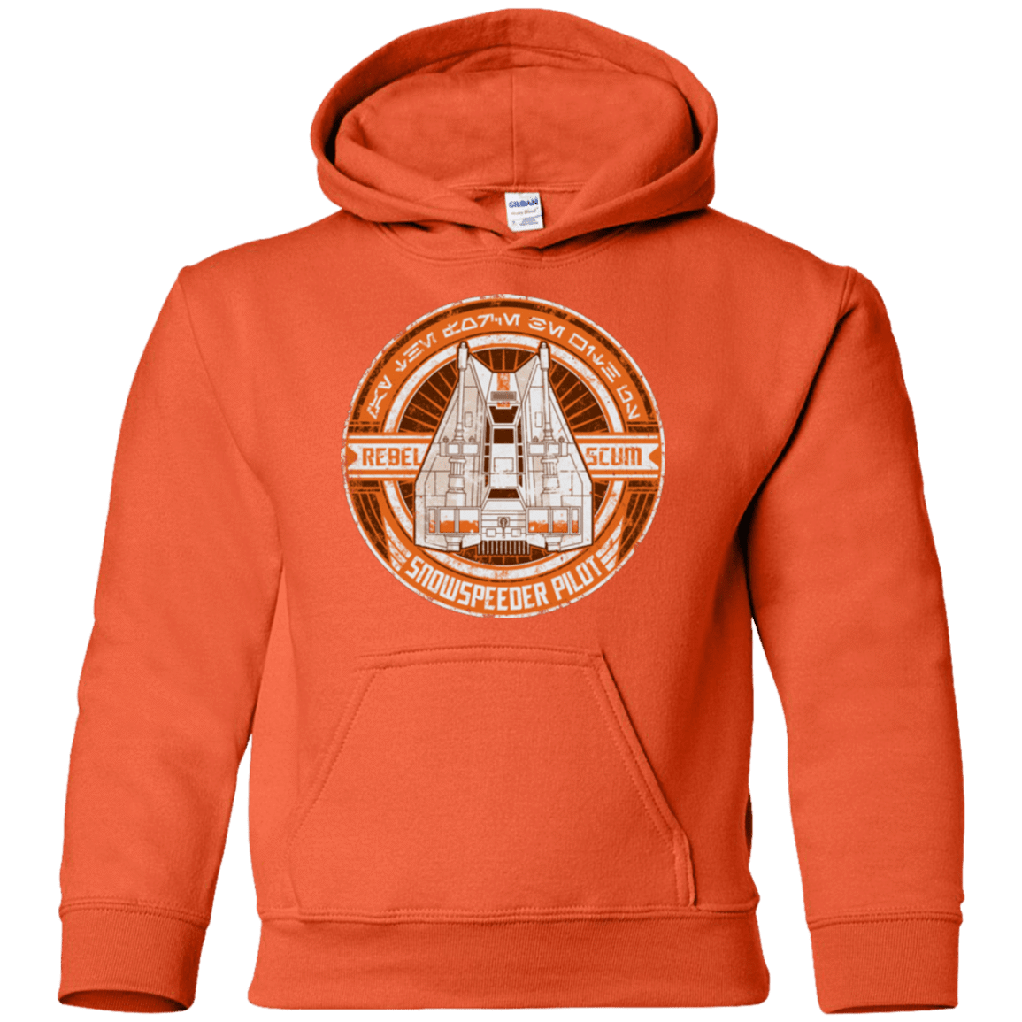 Sweatshirts Orange / YS Snowspeeder Scum Youth Hoodie