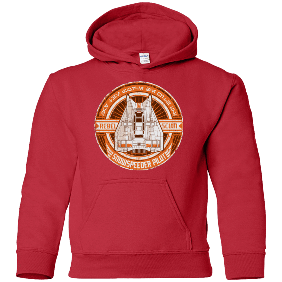 Sweatshirts Red / YS Snowspeeder Scum Youth Hoodie