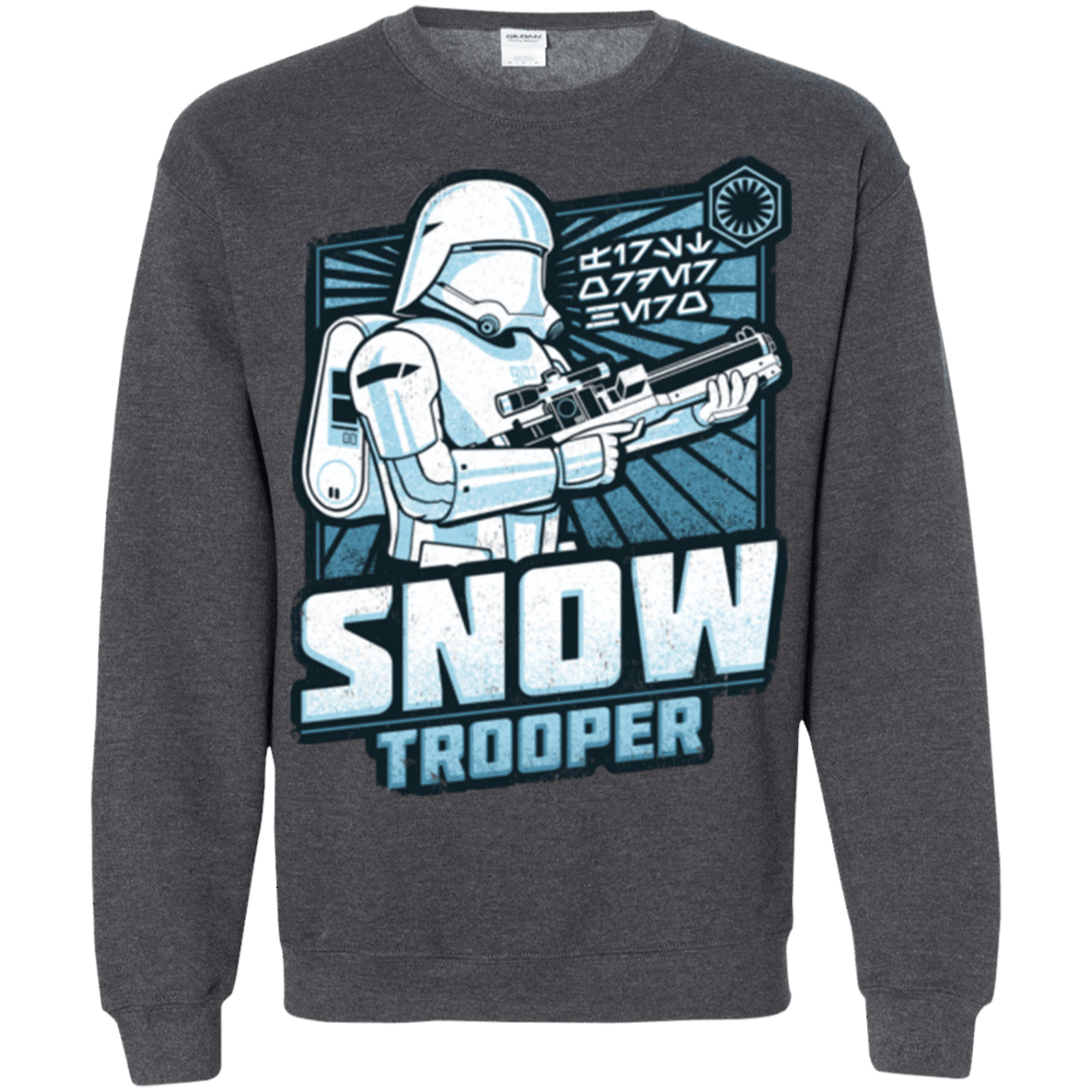 Sweatshirts Dark Heather / S Snowtrooper Crewneck Sweatshirt