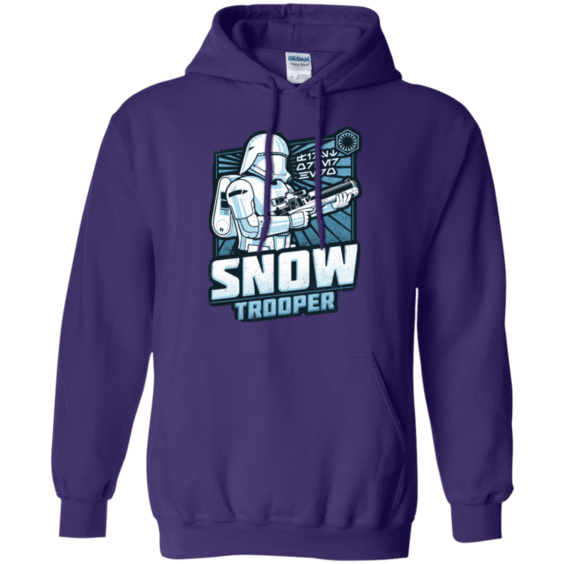 Sweatshirts Purple / S Snowtrooper Pullover Hoodie
