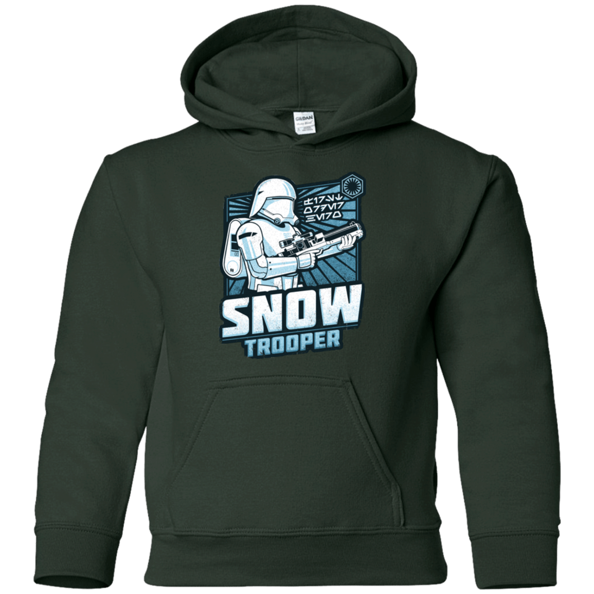 Sweatshirts Forest Green / YS Snowtrooper Youth Hoodie
