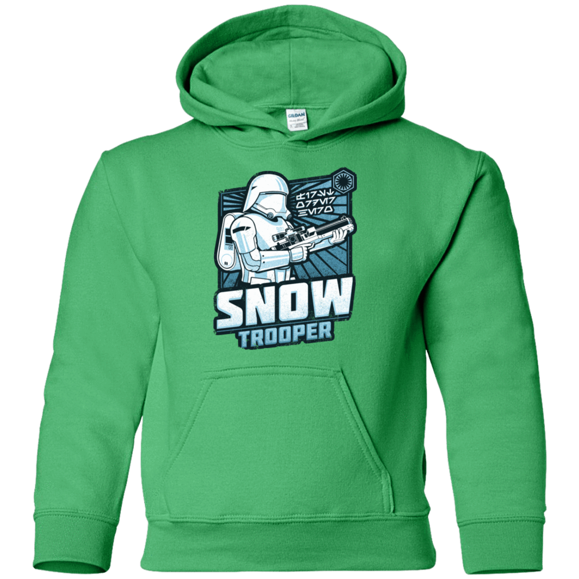 Sweatshirts Irish Green / YS Snowtrooper Youth Hoodie