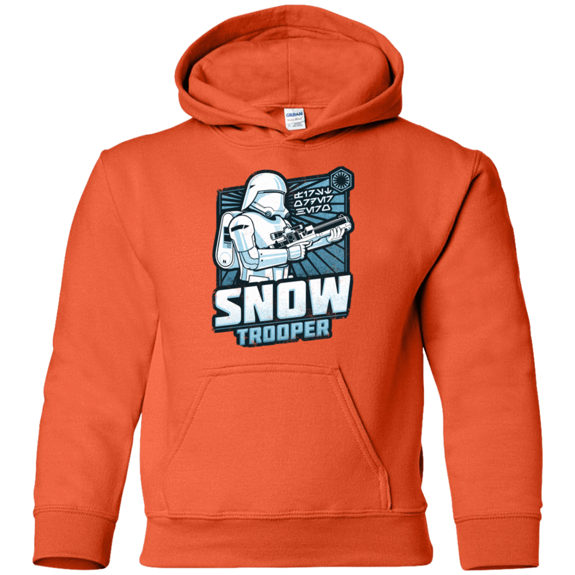 Sweatshirts Orange / YS Snowtrooper Youth Hoodie