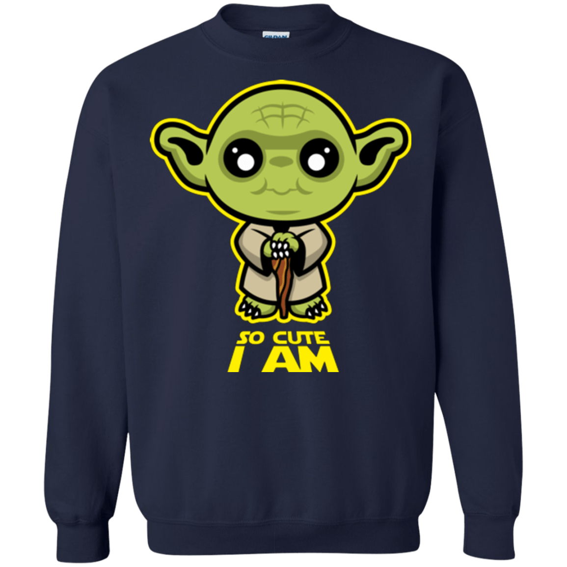 Sweatshirts Navy / Small So Cute I Am Crewneck Sweatshirt