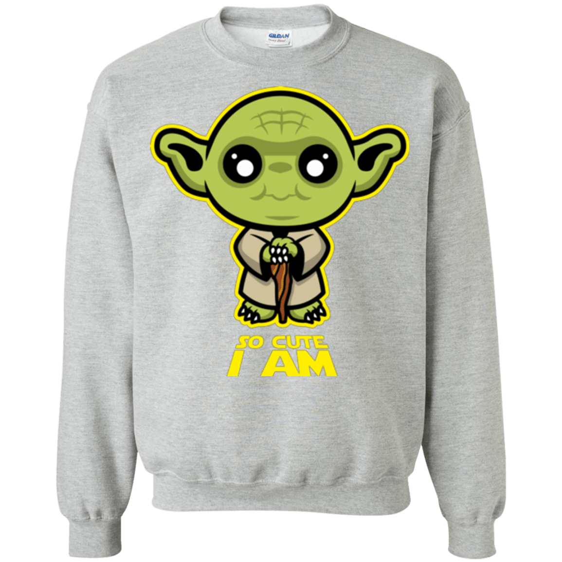 Sweatshirts Sport Grey / Small So Cute I Am Crewneck Sweatshirt