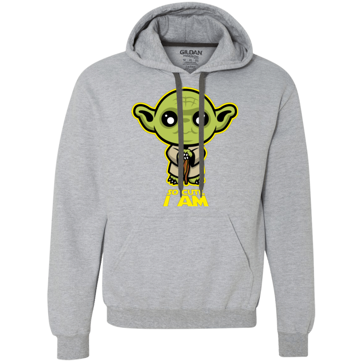 Sweatshirts Sport Grey / Small So Cute I Am Premium Fleece Hoodie