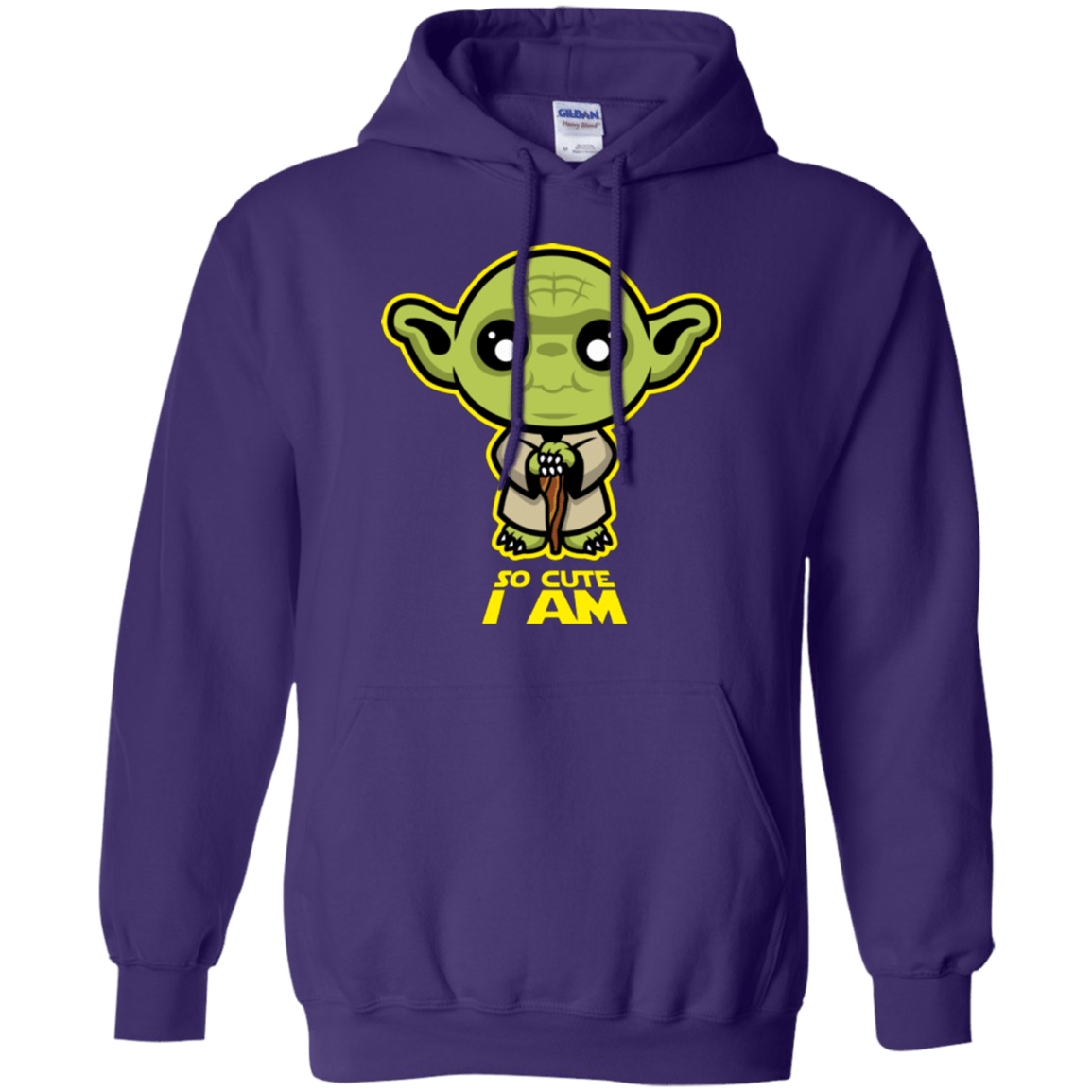 Sweatshirts Purple / Small So Cute I Am Pullover Hoodie