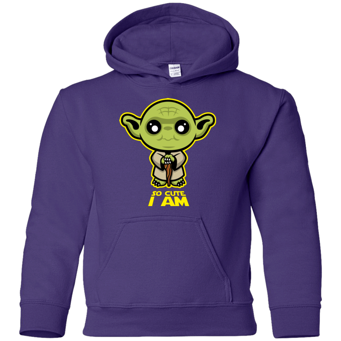 Sweatshirts Purple / YS So Cute I Am Youth Hoodie