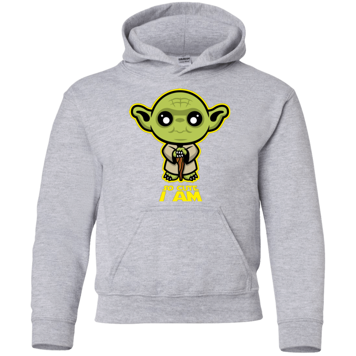 Sweatshirts Sport Grey / YS So Cute I Am Youth Hoodie