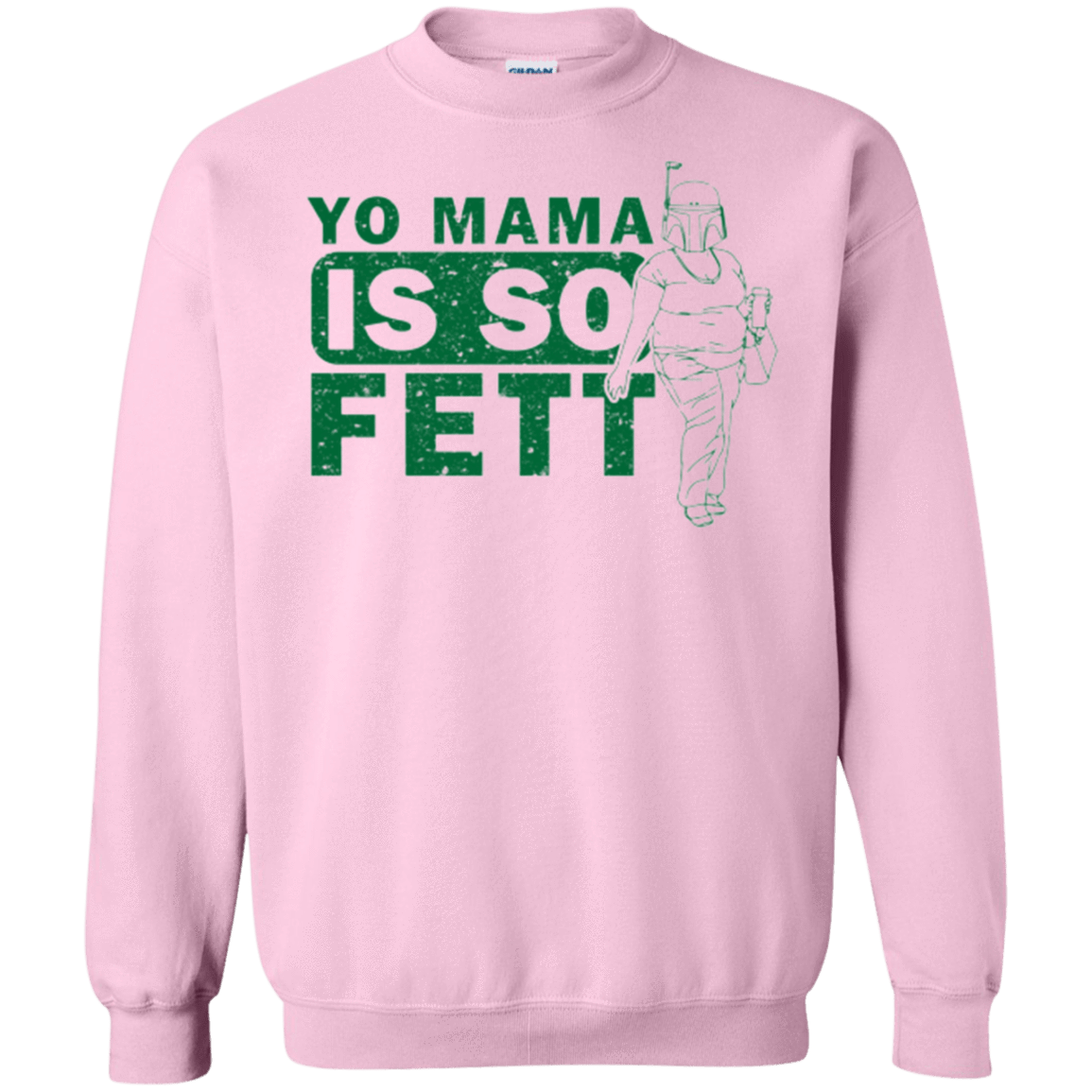 Sweatshirts Light Pink / Small So Fett Crewneck Sweatshirt