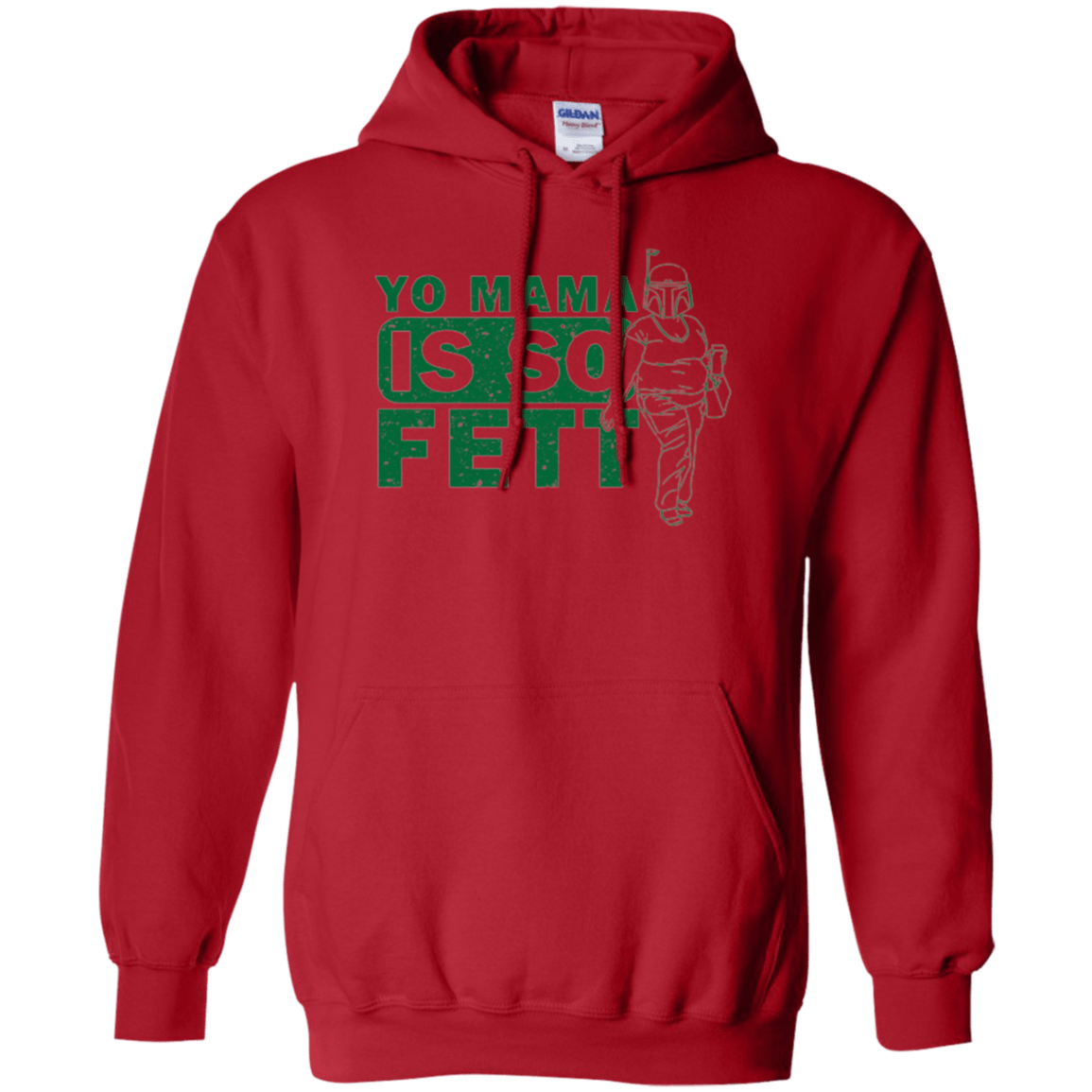 Sweatshirts Red / Small So Fett Pullover Hoodie