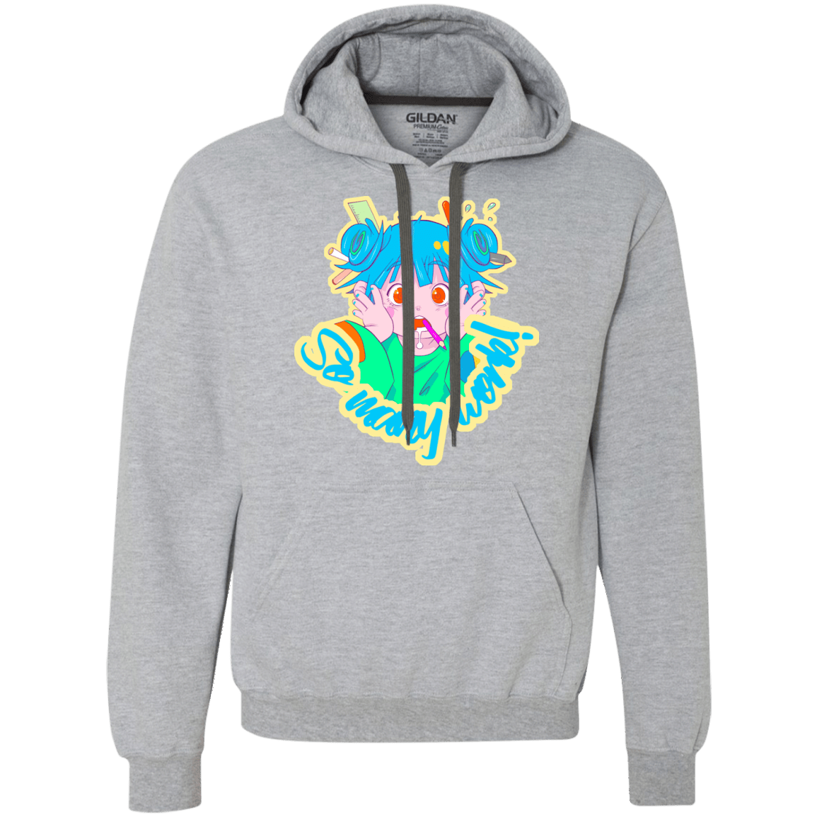 Sweatshirts Sport Grey / S So many work! Premium Fleece Hoodie
