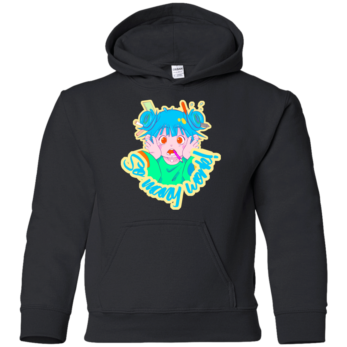 Sweatshirts Black / YS So many work! Youth Hoodie